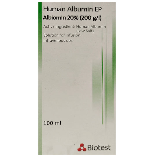 Albiomin 20% Infusion
100 ml Infusion