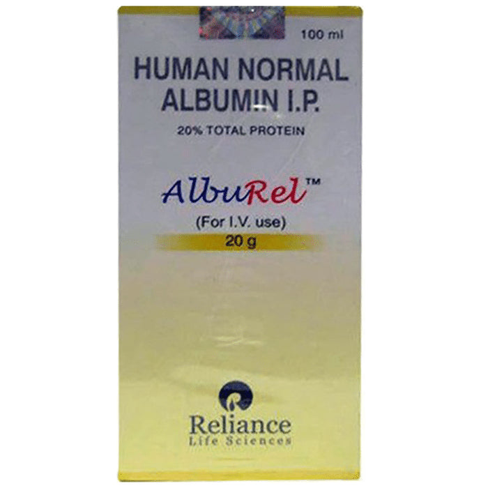 Alburel 20gm Solution for Infusion
100 ml Injection