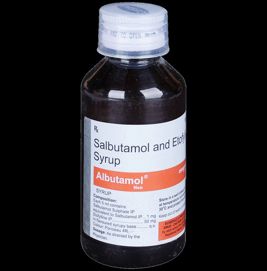 Albutamol Neo Syrup
100 ml Syrup