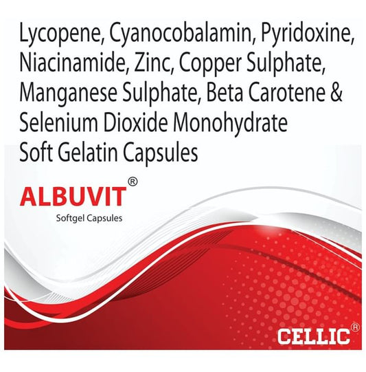 Albuvit Softgel Capsule
10 Soft Gelatin Capsule