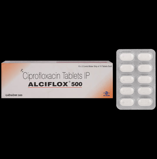 Alciflox 500mg Tablet
10 Tablet