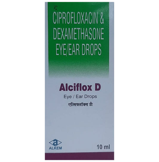 Alciflox D Eye/Ear Drops
10 ml Eye/Ear Drop