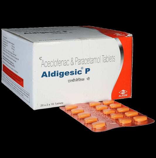 Aldigesic P 100mg/325mg Tablet
15 Tablet