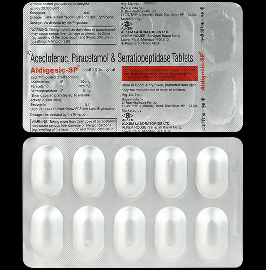 Aldigesic-SP Tablet
10 Tablet