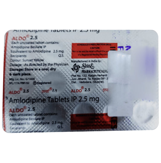 Aldo 2.5 Tablet
15 Tablet