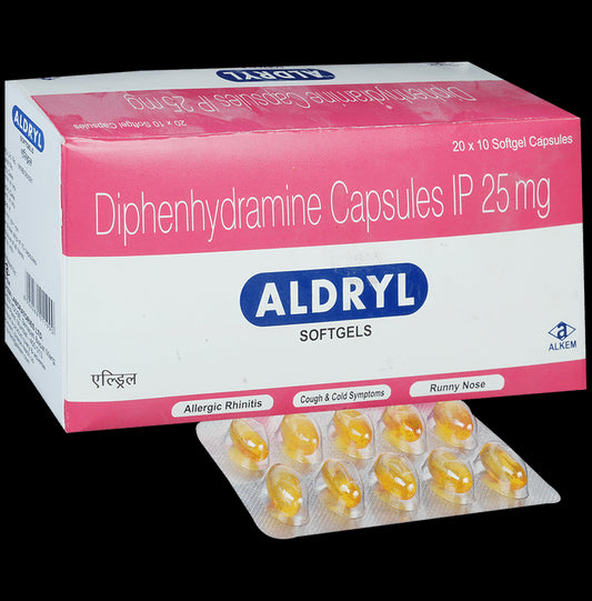 Aldryl Soft Gelatin Capsule
10 Soft Gelatin Capsule