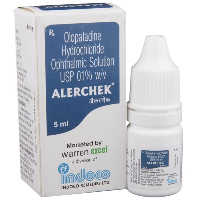 Alerchek Ophthalmic Solution
5 ml Ophthalmic Solution
