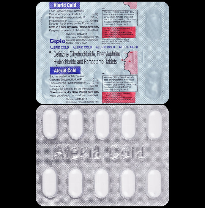 Alerid Cold Tablet
10 Tablet