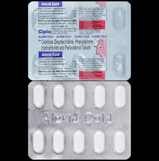 Alerid Cold Tablet
10 Tablet