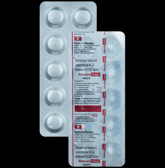 Alersin-Total Tablet SR
10 Tablet SR
