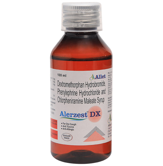 Alerzest DX Syrup Sugar Free
100 ml Syrup