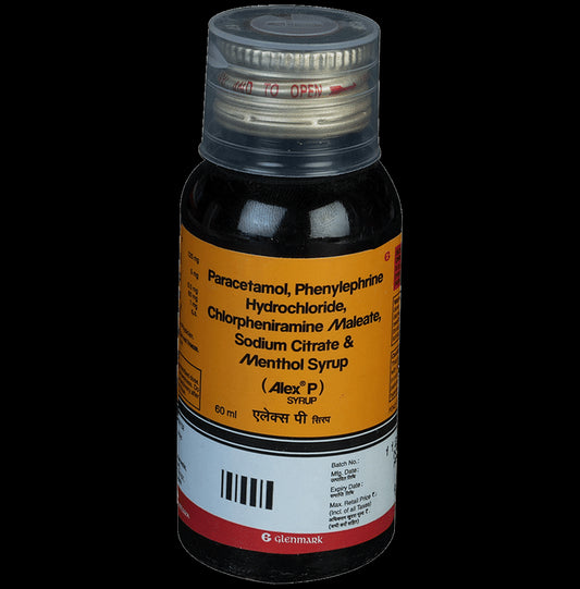 Alex P Syrup
60 ml Syrup