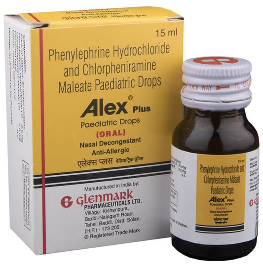 Alex Plus Paediatric Oral Drops
15 ml Oral Drop