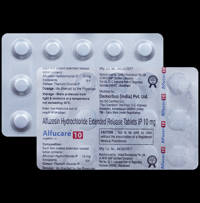 Alfucare 10 Tablet ER
15 Tablet ER