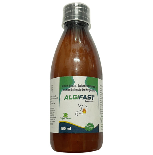Algifast Oral Suspension Mint Sugar Free
150 ml Oral Suspension