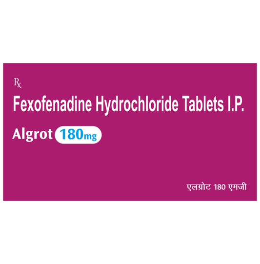 Algrot 180mg Tablet
10 Tablet