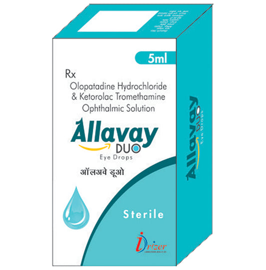 Allavay Duo Eye Drop
5 ml Ophthalmic Solution