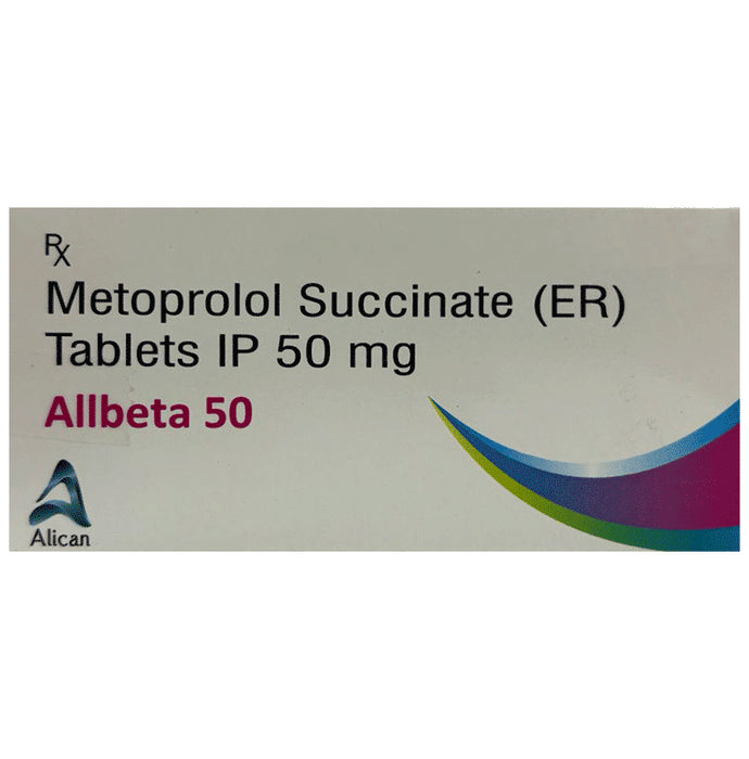 Allbeta 50 Tablet ER
10 Tablet ER