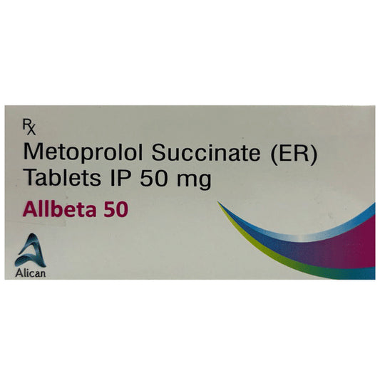 Allbeta 50 Tablet ER
10 Tablet ER