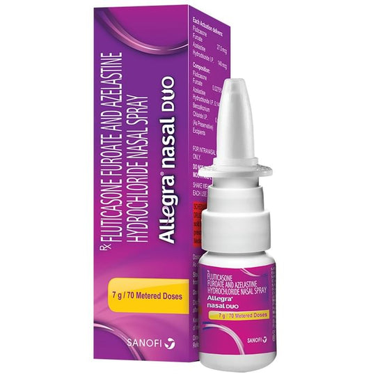 Allegra Nasal Duo Spray
7 gm Nasal Spray