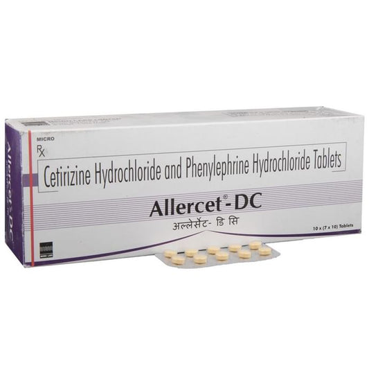 Allercet-DC Tablet
10 Tablet