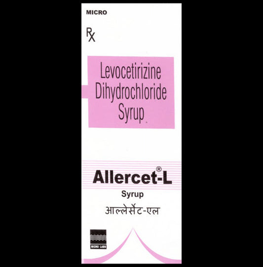 Allercet-L Syrup
60 ml Syrup