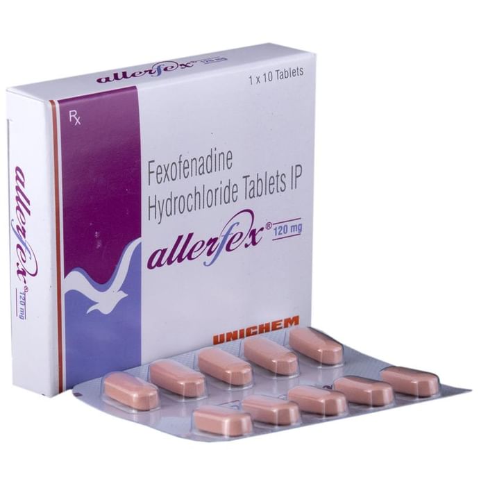 Allerfex 120mg Tablet
10 Tablet