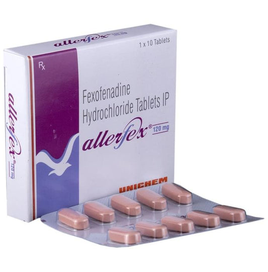 Allerfex 120mg Tablet
10 Tablet