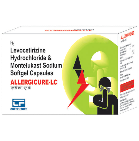 Allergicure-LC Softgel Capsule
10 Soft Gelatin Capsule