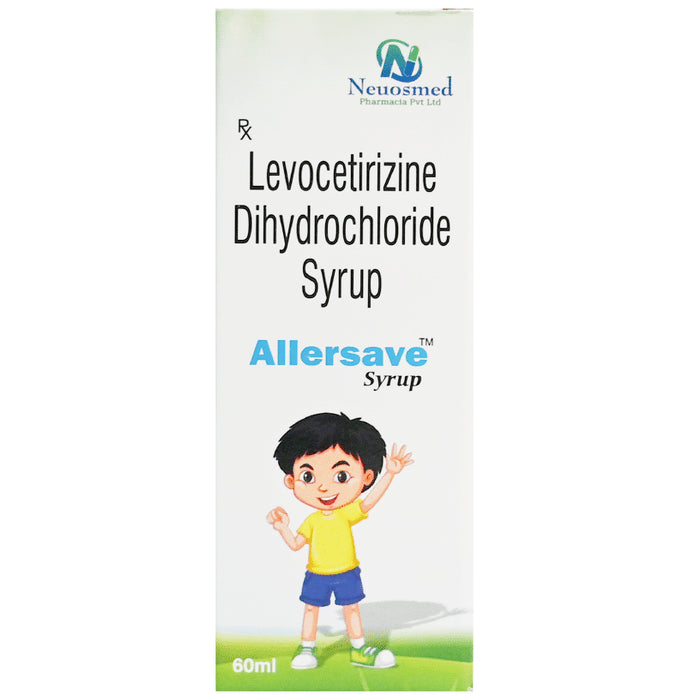 Allersave Syrup
60 ml Syrup