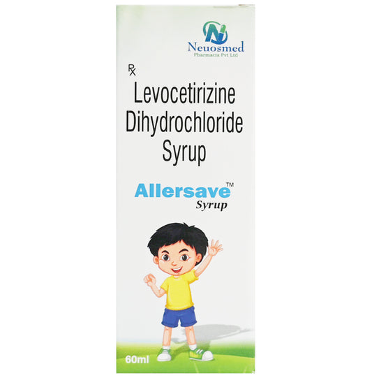 Allersave Syrup
60 ml Syrup