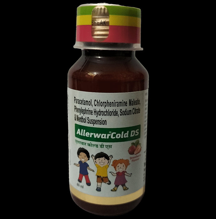 Allerwar Cold DS Oral Suspension Strawberry
60 ml Oral Suspension