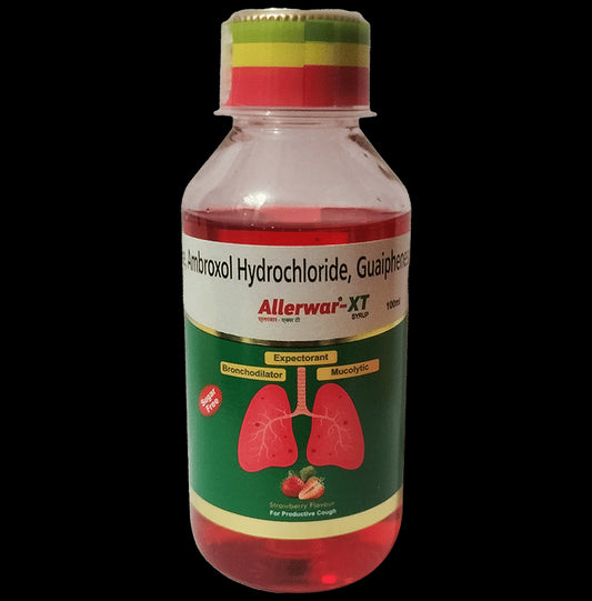 Allerwar-XT Syrup Strawberry Sugar Free
100 ml Syrup