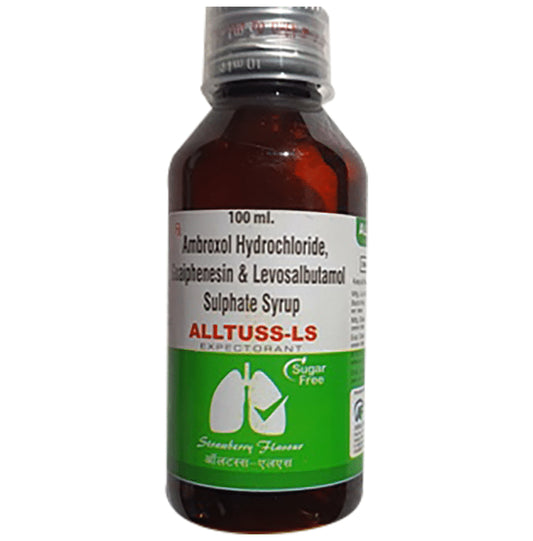 Alltuss-LS Syrup Strawberry Sugar Free
100 ml Syrup