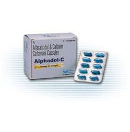 Alphadol-C Soft Gelatin Capsule
10 Soft Gelatin Capsule