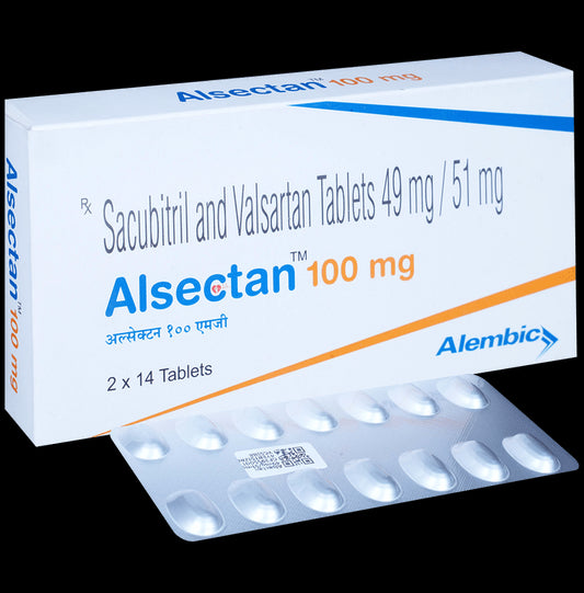 Alsectan 49mg/51mg Tablet
14 Tablet