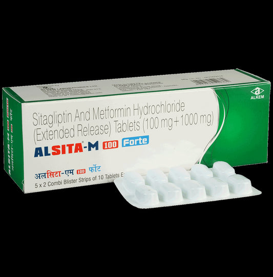 Alsita-M 100 Forte Tablet ER
10 Tablet ER