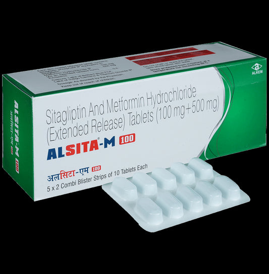 Alsita-M 100 Tablet ER
10 Tablet ER