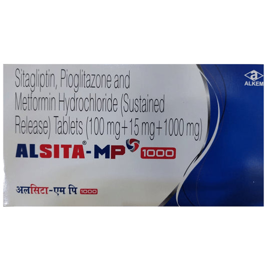 Alsita-MP 1000 Tablet SR
10 Tablet SR