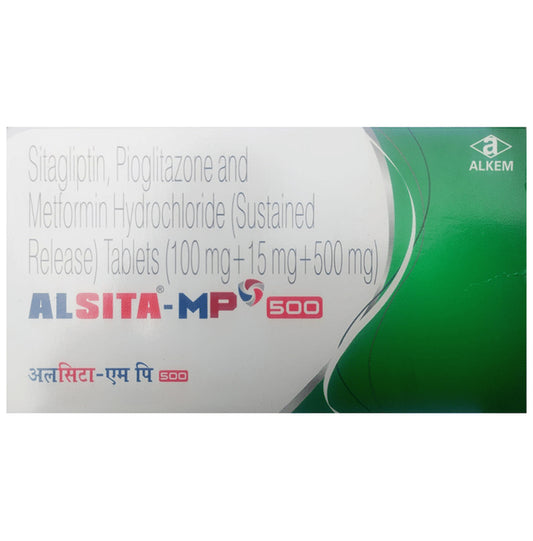 Alsita-MP 500 Tablet SR
10 Tablet SR