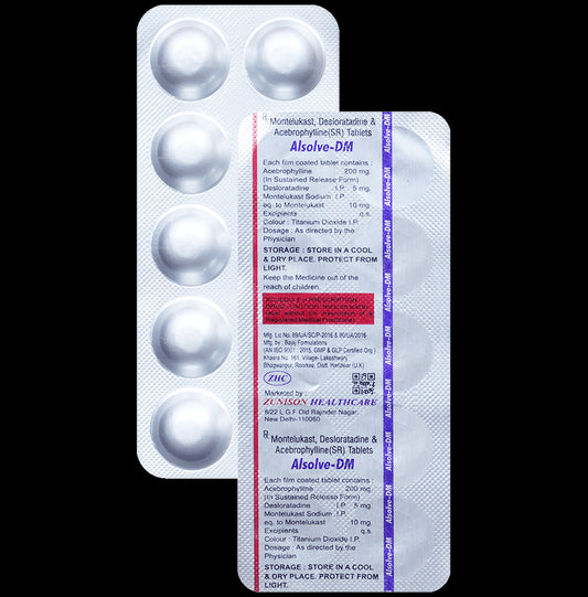 Alsolve-DM Tablet
10 Tablet