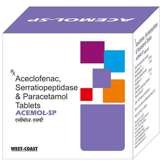 Acemol-SP Tablet
10 Tablet