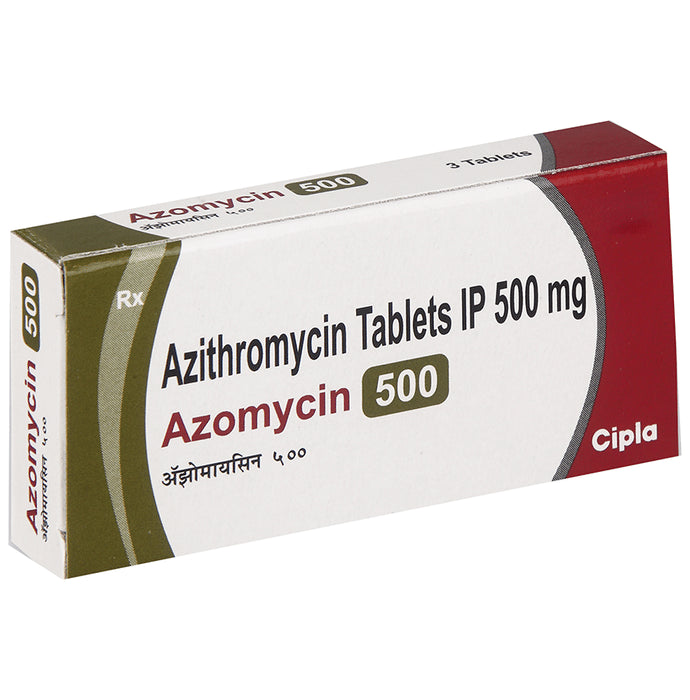 Azomycin 500 Tablet
3 Tablet