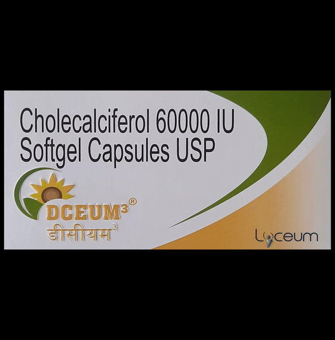 Dceum 3 Softgel Capsule
4 Soft Gelatin Capsule