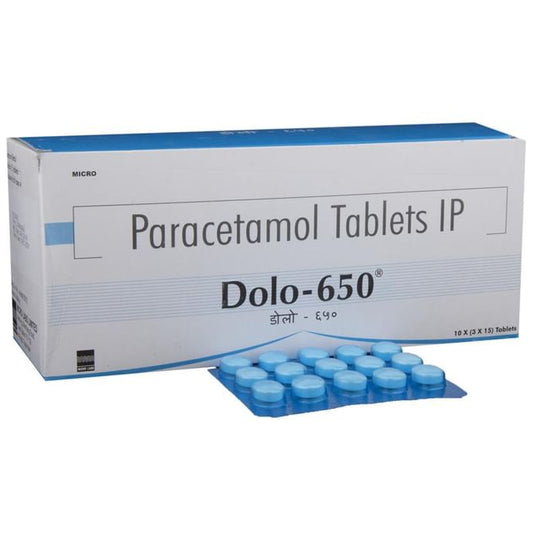 Dolo 650 Tablet
15 Tablet