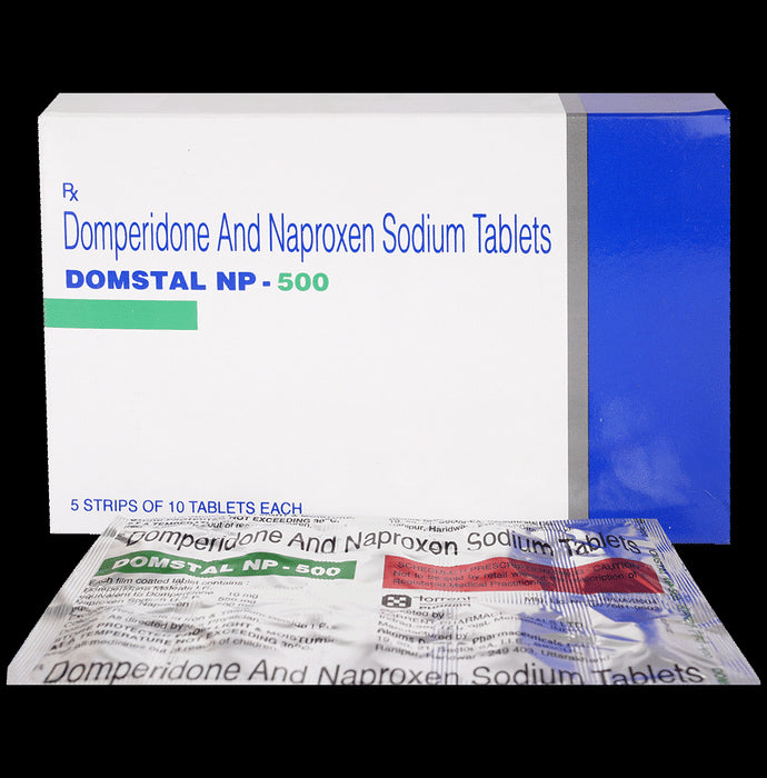 Domstal NP 500mg/10mg Tablet
10 Tablet