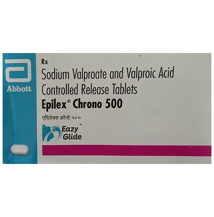 Epilex Chrono 500 Eazy Glide Tablet CR
15 Tablet CR