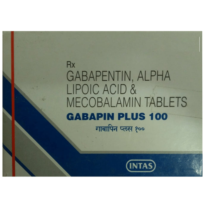 Gabapin Plus 100 Tablet
10 Tablet