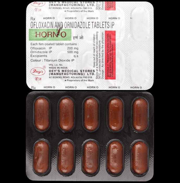 Horn O 200mg/500mg Tablet
10 Tablet