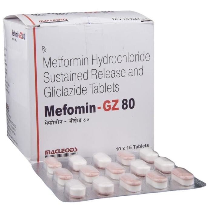 Mefomin GZ 80 Tablet SR
15 Tablet SR